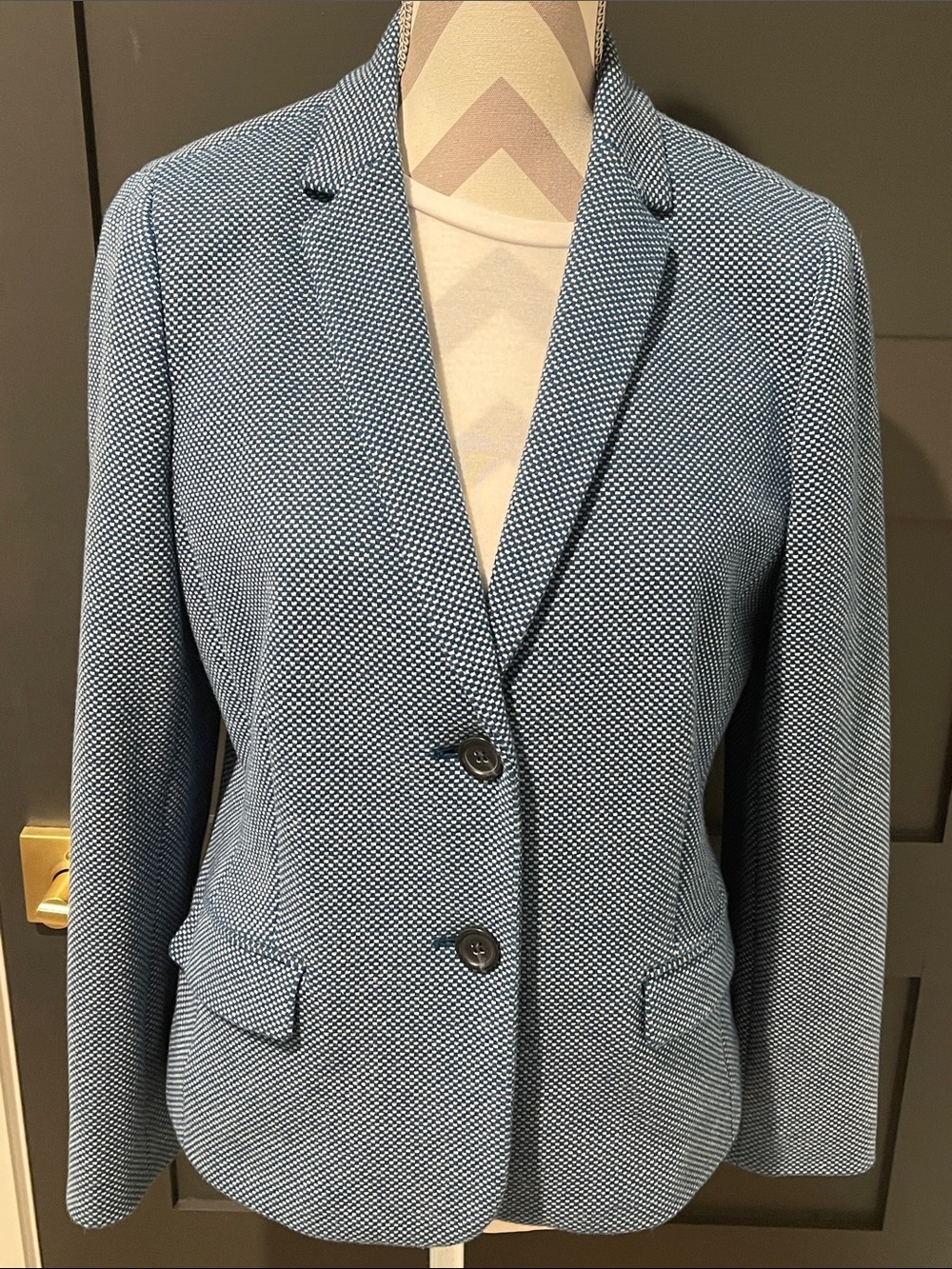 Talbots Cotton Tailored Blazer Size 12P